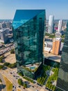 Aerial photo Fountain Place Tower Downtown Dallas