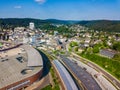 Aerial photo of Gummersbach Royalty Free Stock Photo