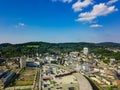 Aerial photo of Gummersbach Royalty Free Stock Photo