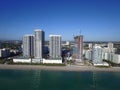 Aerial photo Hallandale Beach shot with a drone