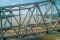 Aerial photo of the Horace Wilkinson Bridge over the Mississippi