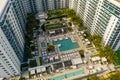 Aerial photo 1 Hotel South Beach Roney Palace pool deck