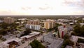 Aerial photo housing apartments North Miami FL USA Royalty Free Stock Photo