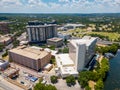 Aerial photo Hyatt Regency Hotel Austin Royalty Free Stock Photo