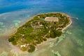 Aerial photo Indian Key Historic State Park Florida Keys Royalty Free Stock Photo