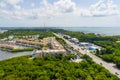 Aerial photo Islamorada Florida Keys USA Royalty Free Stock Photo