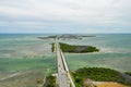 Aerial photo Islamorada Florida USA shot with drone Royalty Free Stock Photo