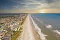 Aerial photo Jacksonville Beach FL closed due to Coronavirus Covid 19 pandemic