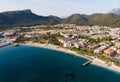 Aerial photo of Kemer, Antalya Province, Turkey Royalty Free Stock Photo