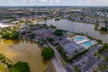 Aerial photo Kings Point Delray Beach FL a 55 and older community