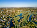 Aerial photo of the Lago Mar Country Club in Plantation Florida