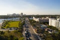 Aerial photo Las Olas Boulevard west view from the beach