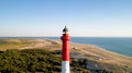 Aerial photo of lighthouse La Coubre in La Tremblade