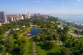 Aerial image Chicago Lincoln Park Zoo