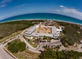 Aerial photo of the loggerhead marinelife center Juno Beach Jupiter FL Royalty Free Stock Photo