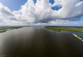 Aerial photo Matlacha Pass Aquatic Preserve Florida USA
