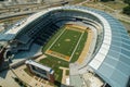 Aerial photo McLane Stadium Baylor University Waco Texas Royalty Free Stock Photo