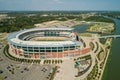 Aerial photo McLane Stadium Baylor University Waco Texas Royalty Free Stock Photo