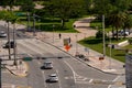 Aerial photo Miami Biscayne Boulevard Downtown Miami FL