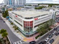 Aerial photo Michaels Miami Beach building and rooftop parking Royalty Free Stock Photo