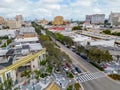 Aerial photo Miracle Mile Coral Gables Miami FL