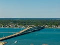 Aerial photo Morehead City Bridge
