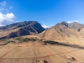 Maui Aerial Photo Of Mountains Royalty Free Stock Photo