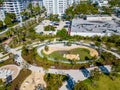 Aerial photo new Canopy Park at Five Park Miami Beach