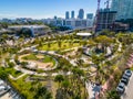 Aerial photo new Canopy Park at Five Park Miami Beach