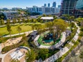 Aerial photo new Canopy Park at Five Park Miami Beach