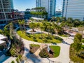 Aerial photo new Canopy Park at Five Park Miami Beach