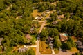 Aerial photo nice neighborhood Tallahassee FL USA