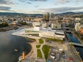 Aerial photo Oslo Opera House Norway Royalty Free Stock Photo