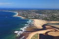 Aerial photo of Plettenberg Bay in South Africa Royalty Free Stock Photo