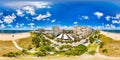 Aerial 360 photo Pompano Beach Florida tropical summer destination