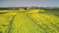 Aerial photo of rural summer pastoral scenery in langxi county, xuancheng city, anhui province, China