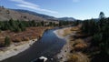 Aerial Photo - Salmon River, Idaho Royalty Free Stock Photo