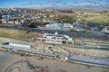 Aerial photo of the Saltdean art deco Lido