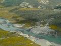 Aerial photo sandbanks