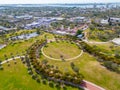 Aerial photo Sarasota Payne Park Royalty Free Stock Photo