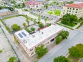 Aerial photo Satori Elementary School Galveston Texas Royalty Free Stock Photo