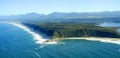 Aerial photo of Sedgefield, Garden Route, South Africa Royalty Free Stock Photo