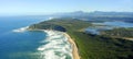 Aerial photo of Sedgefield, Garden Route, South Africa Royalty Free Stock Photo