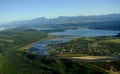 Aerial photo of Sedgefield, Garden Route, South Africa Royalty Free Stock Photo