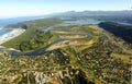 Aerial photo of Sedgefield, Garden Route, South Africa Royalty Free Stock Photo