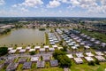 Aerial photo of senior living 55 and older communities in Delray Beach FL USA