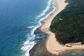 Aerial photo of Sodwana Bay Royalty Free Stock Photo