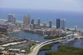 Aerial photo Sunny Isles Beach Florida Royalty Free Stock Photo