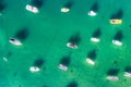 Aerial photo of Sydney - Watsons Bay boats harbour Royalty Free Stock Photo