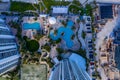 Aerial photo Trump Tower Sunny Isles swimming pool beach side